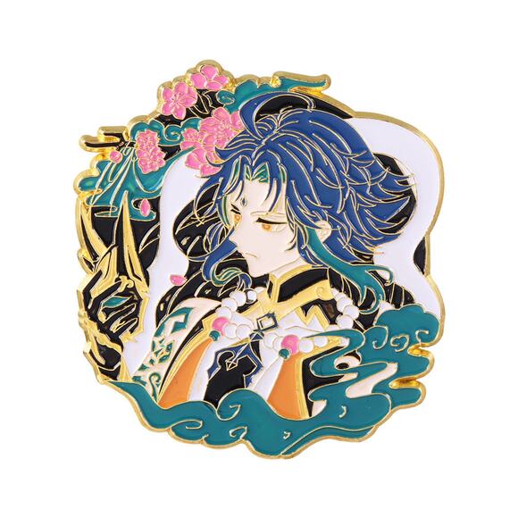Genshin Impact Video Game Xiao Enamel Pins GS-0132 - Picture 1 of 2